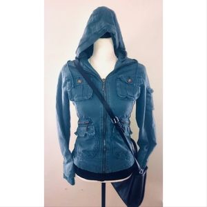 Jack by BB Dakota Leigh Cargo Hoodie Jacket